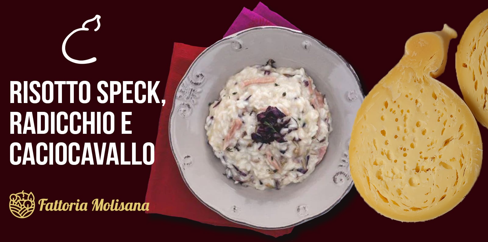Risotto speck e caciocavallo